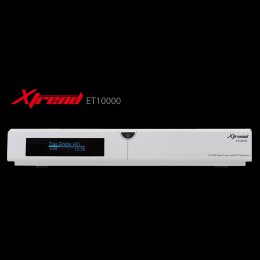 Xtrend ET 10000HD 2xDVB-S2 2xDVB-C Quad Linux HbbTV Weiß 500GB HDD